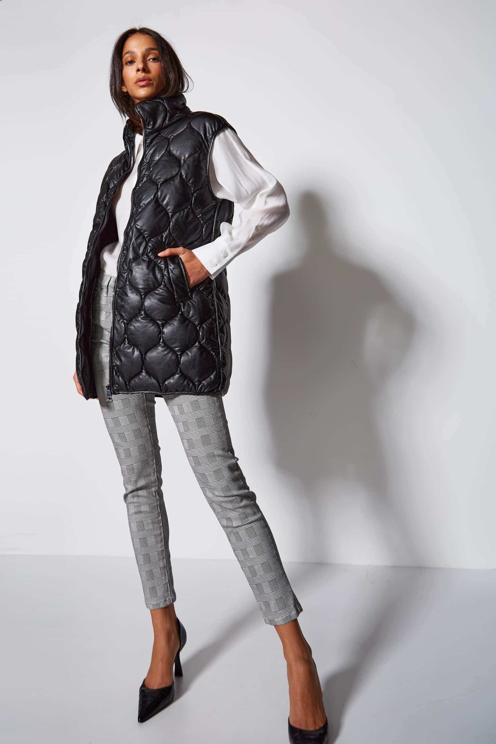 Chaleco efecto piel VANDOS