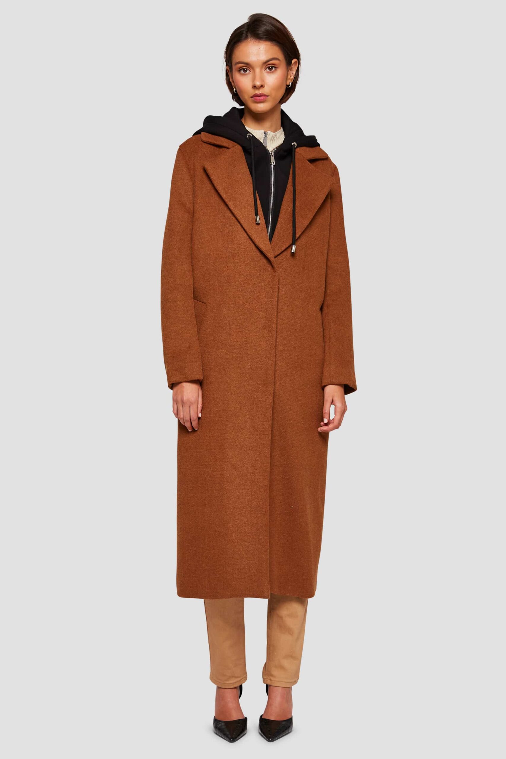 Combined coat with neoprene
